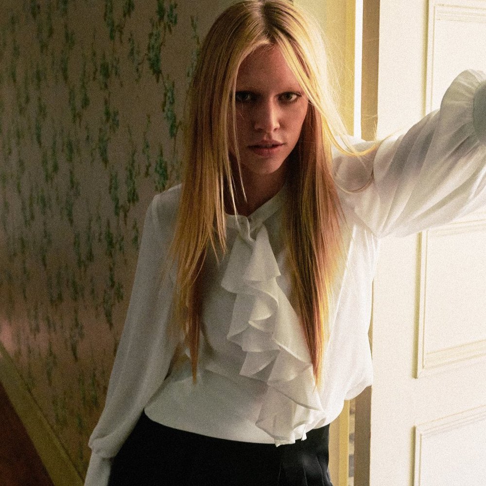 ZARA RUFFLED SHIRT